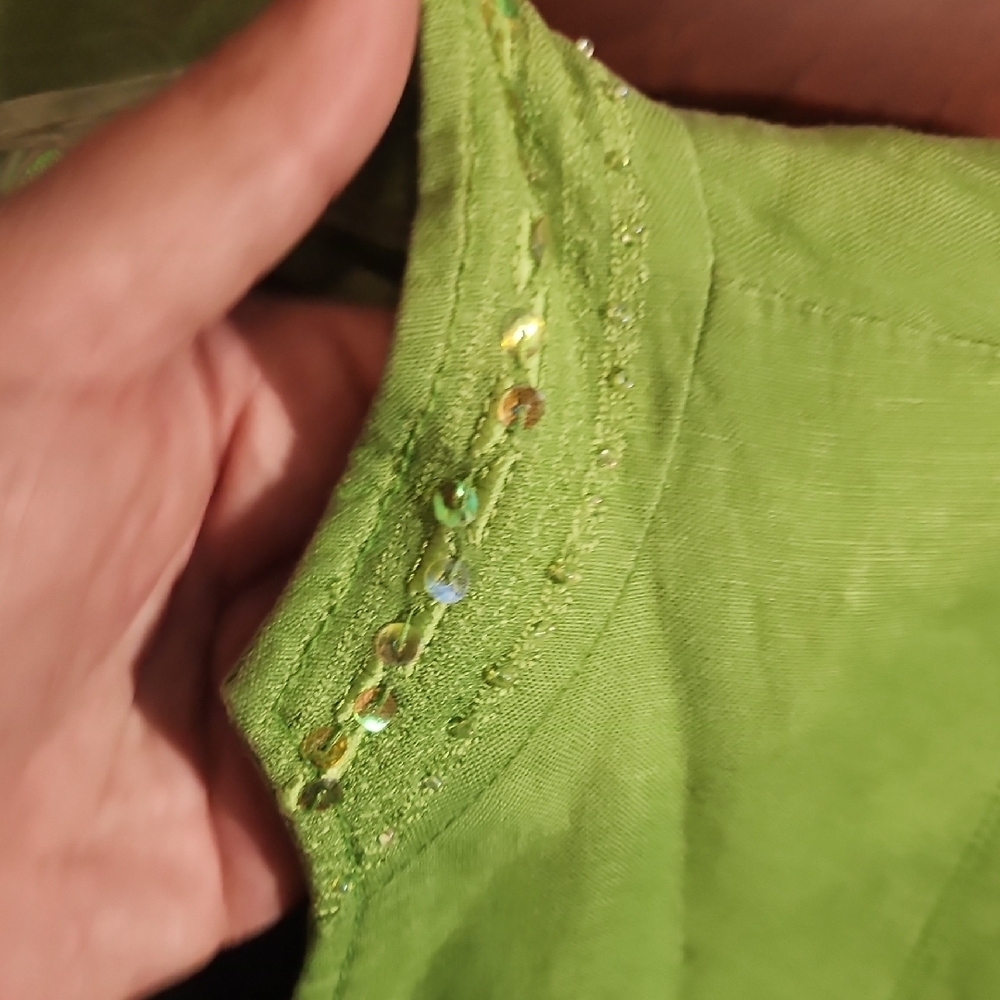 Dressbarn Vibrant Green Jacket - Picture 4 of 8